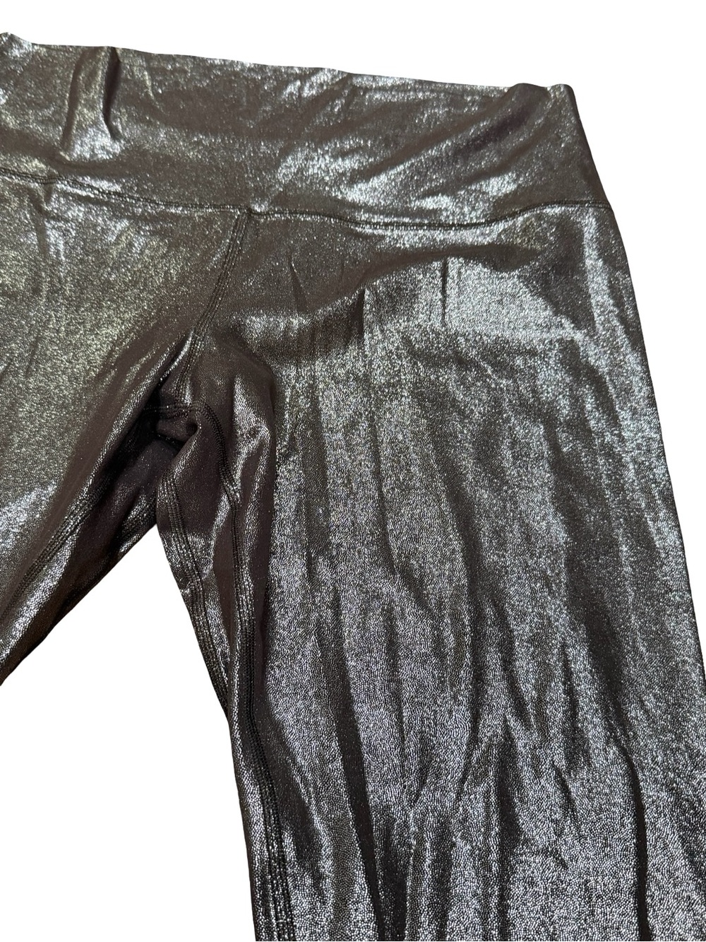 ✨ Lululemon Align High-Rise Crop 21" Radiate Foil Print French Press Size 12 - Picture 8 of 16